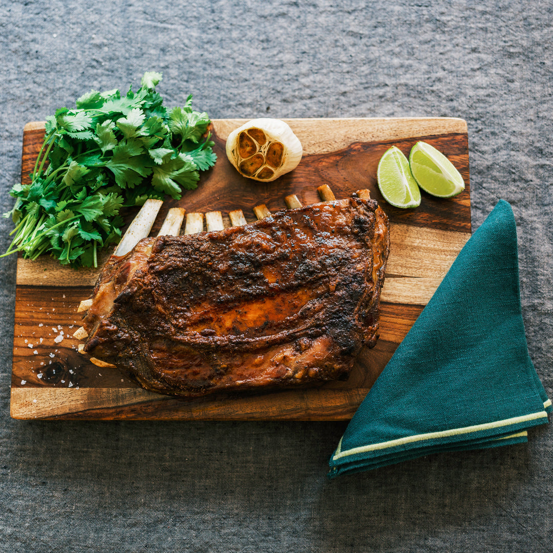 Grass Fed Lamb Denver Ribs w/ BBQ Rub