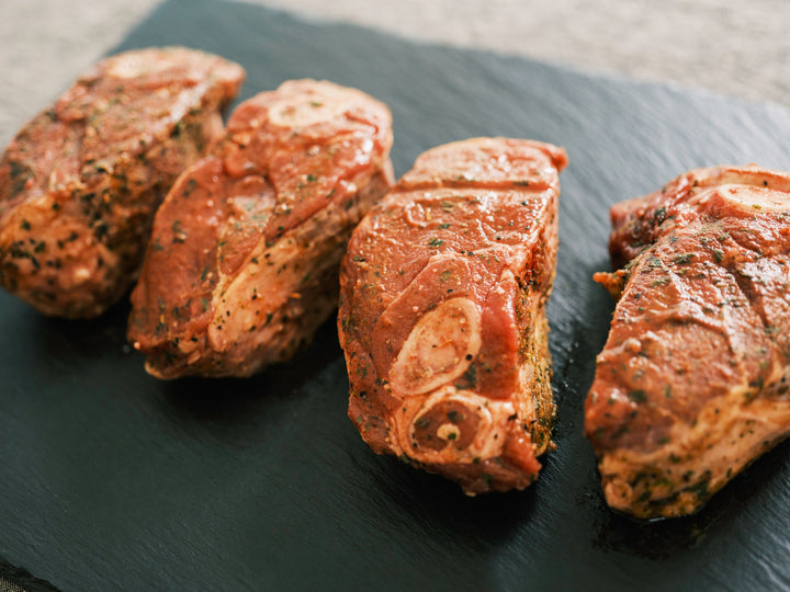 Grass Fed Lamb Ossu Buco w/ Italian Garlic