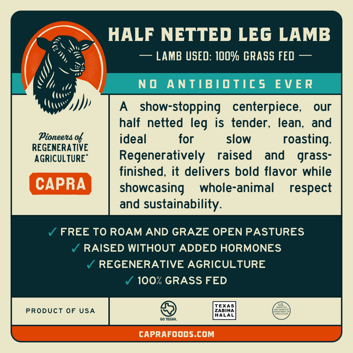 Grass Fed Boneless Lamb Leg